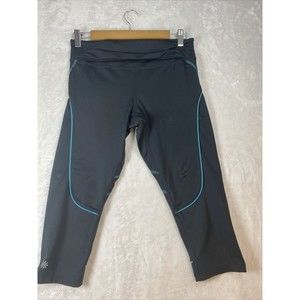 Athleta Quick Step Capri Pants Cropped Black 819214 Women's Small